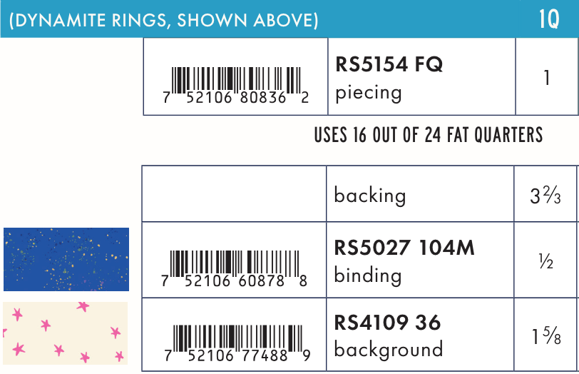 Eye Candy by Ruby Star Collaborative - Dynamite Rings Quilt Kit (Estimated Ship Date Nov. 2024)