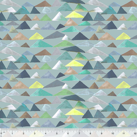 Connections by Maria Carluccio : Triangle Rows Grey 53720D-5