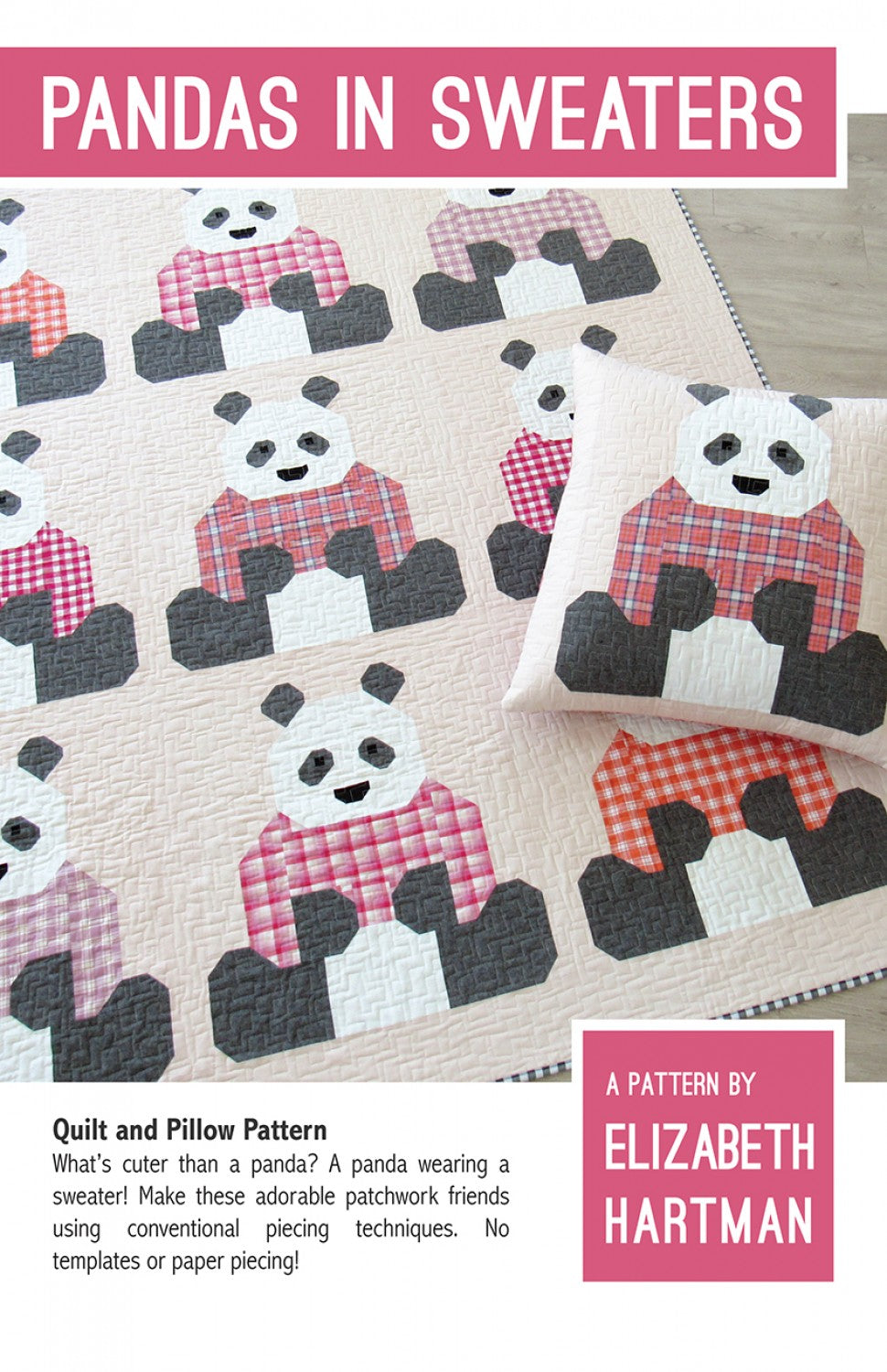 Pandas in Sweaters # EH064 - Special Order