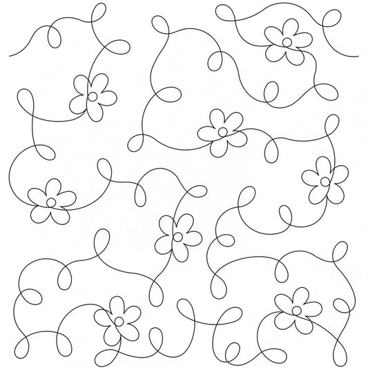 Primrose Stipple Quilt Stencil # EL457QC