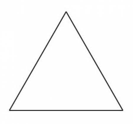 2in Equilateral Triangle Papers - Special Order