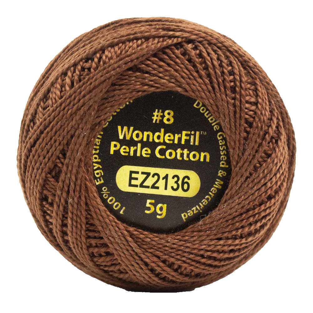 Eleganza Perle Cotton #8 - Alison Glass - EL5G-2136 – Pecan