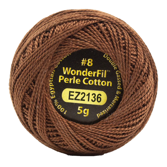 Eleganza Perle Cotton #8 - Alison Glass - EL5G-2136 – Pecan