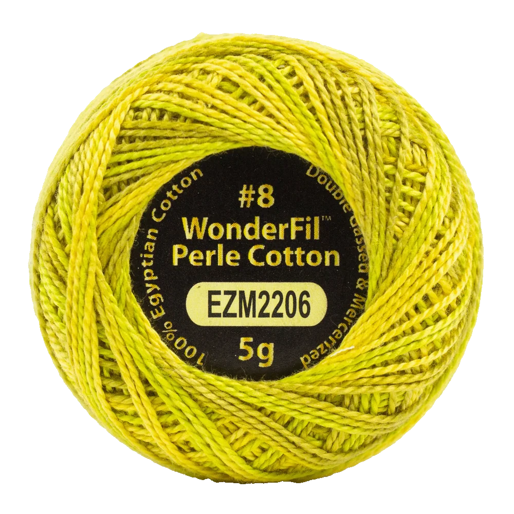 Eleganza Perle Cotton #8 - Alison Glass - EL5GM-2206 – Lichen