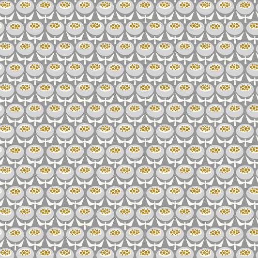 Early Twilight by C+S Collective : Buttercup - Gray Skies Metallic LV804-GS4M