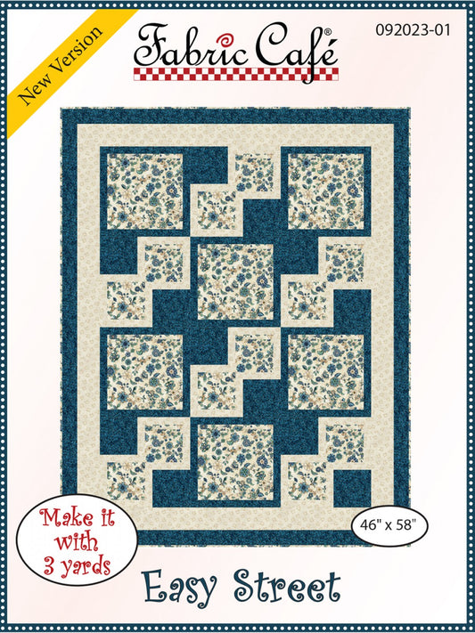 Easy Street Quilt featuring Bluebell by Janet Clare - 3 Yard Quilt Kit