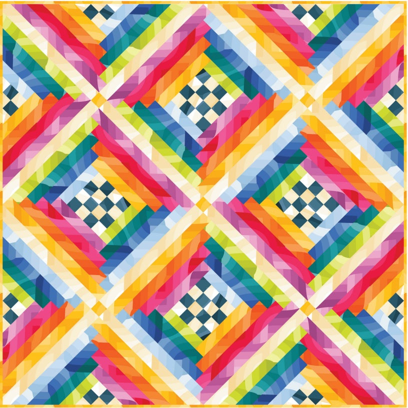 Echo by Emily Van Hoff : Free PDF Courthouse Checks Quilt Pattern
