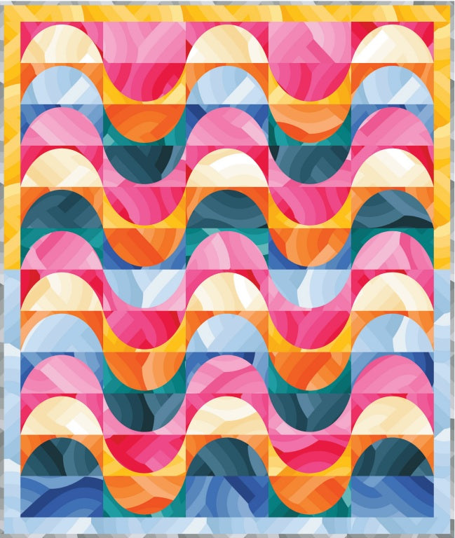 Echo by Emily Van Hoff : Free PDF I Think You're Swell Quilt Pattern