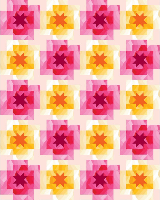 Echo by Emily Van Hoff : Meadow Star Quilt Kit