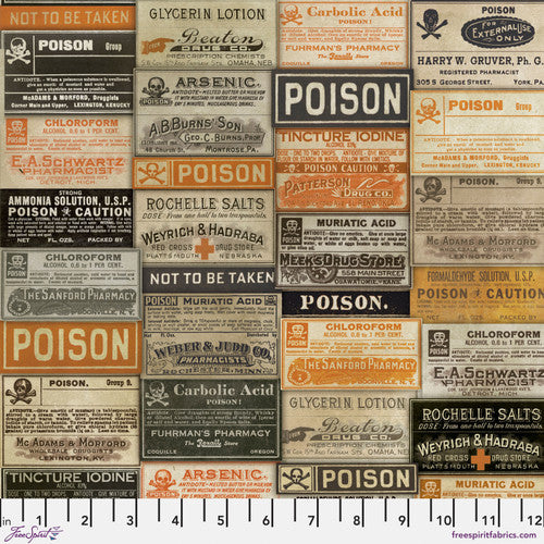 Eclectic Elements Frightful by Tim Holtz - Apothecary - Multi