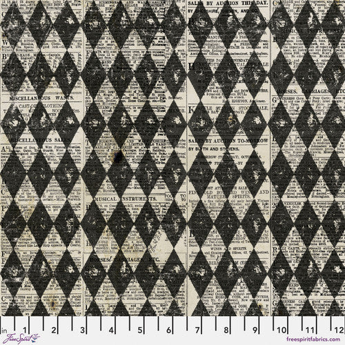 Eclectic Elements Frightful by Tim Holtz - Harlequin - Black