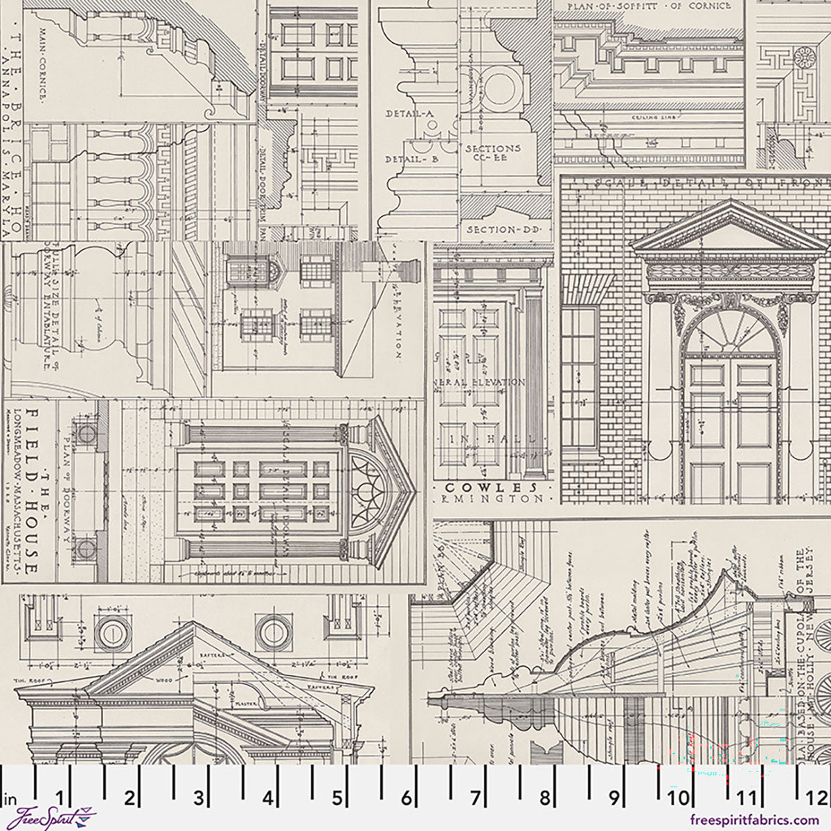 Eclectic Elements Palette Curated by Tim Holtz : Fabric Bundles