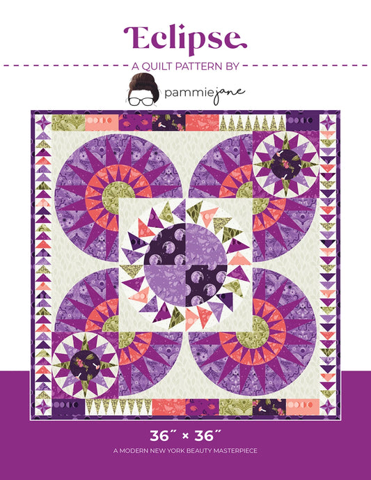Eclipse FPP Wall Quilt Pattern by Pammie Jane