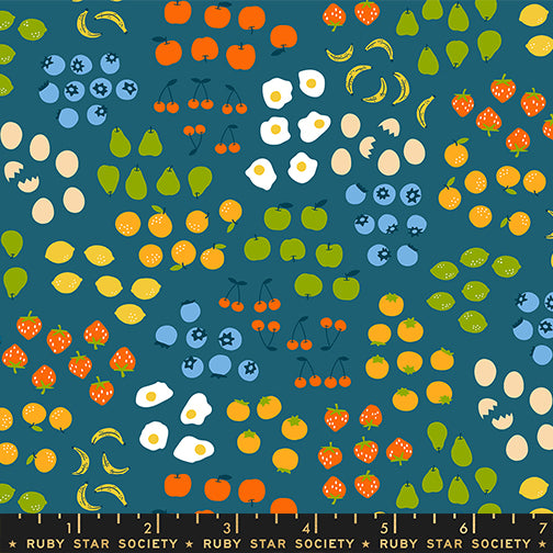 Egg and Friends by Kimberly Kight : Froot Teal RS3093 15