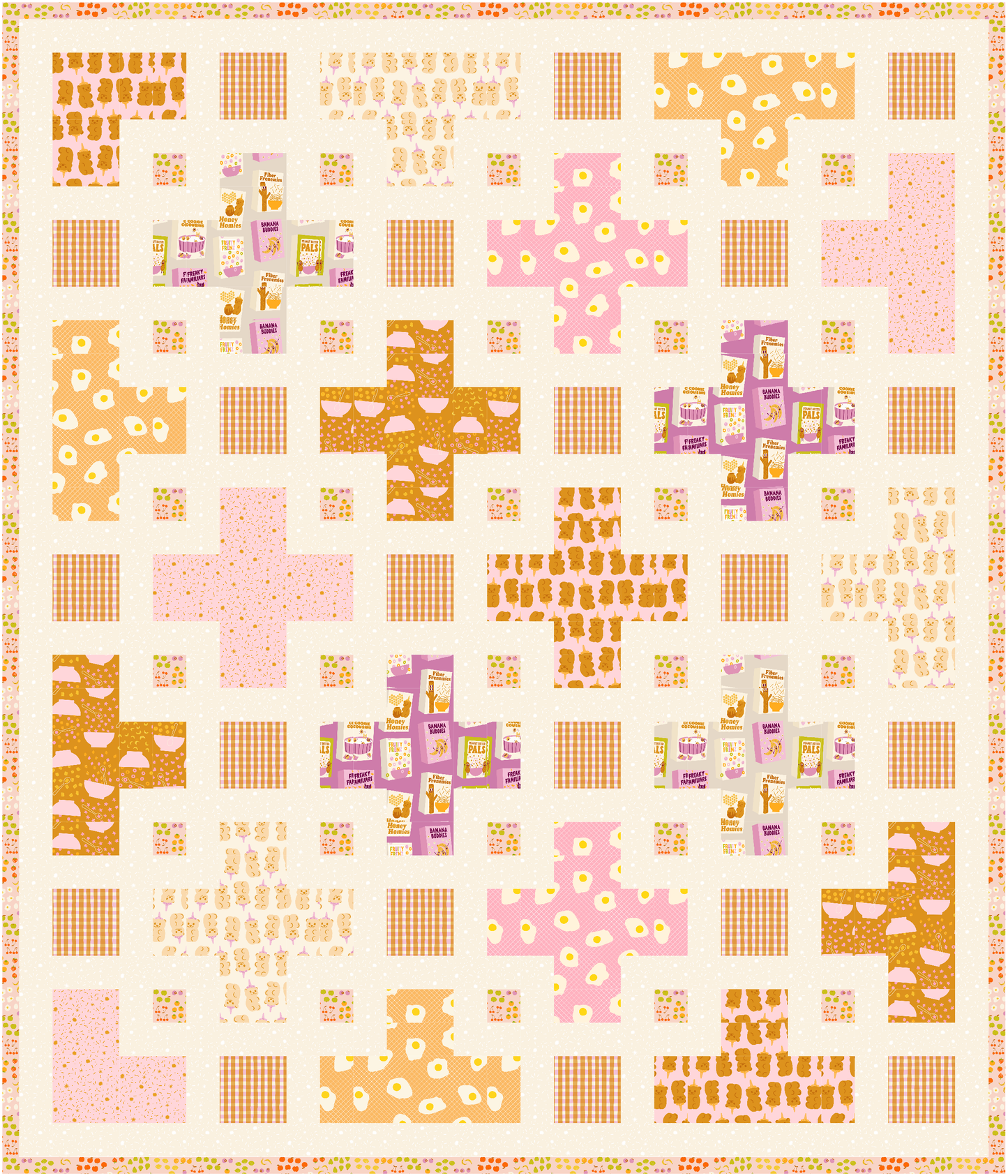 Egg and Friends by Kimberly Kight : The Violet Quilt Kit