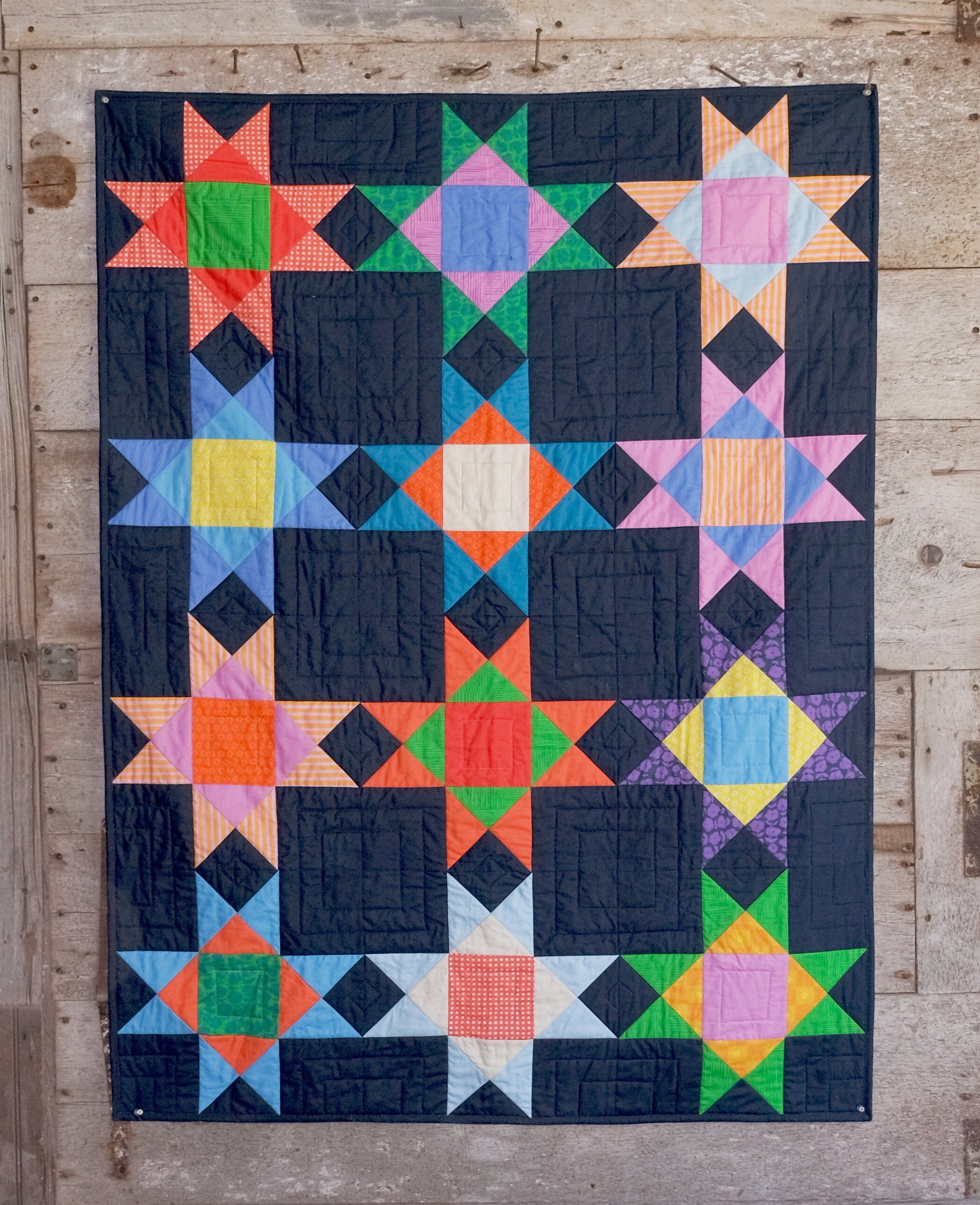 Eight Point Star Quilt Pattern by Heather Ross 54585QK-PTRN Multi
