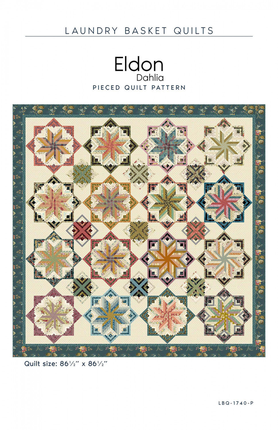 Eldon - Dahlia Quilt Pattern by Laundry Basket Quilts