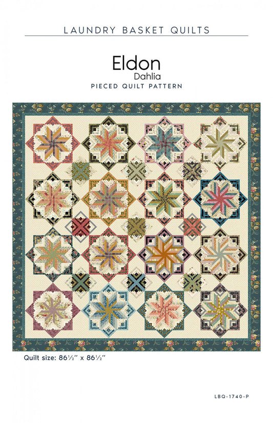 Eldon - Dahlia Quilt Pattern by Laundry Basket Quilts