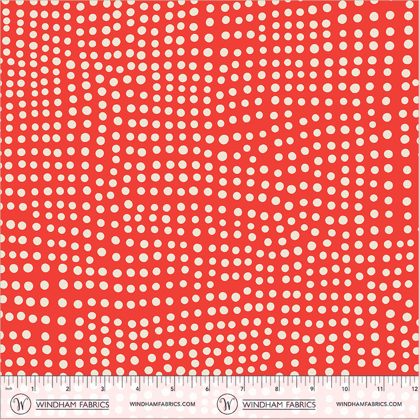 Electric Rainbow by Deborah Fisher : Dot Red 55659-1