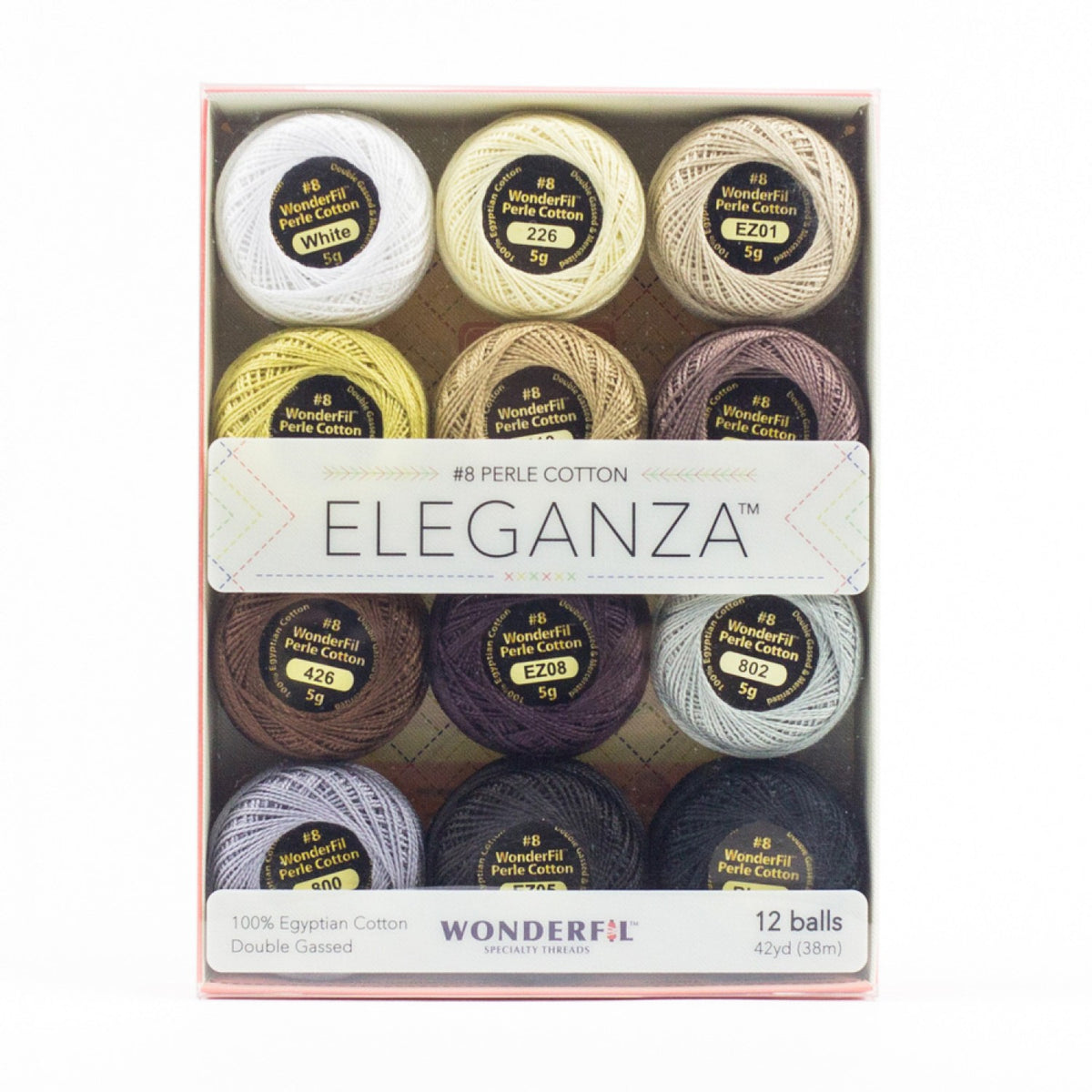 Eleganza 12-Ball Color Sets #8 Perle Cotton - Special Order