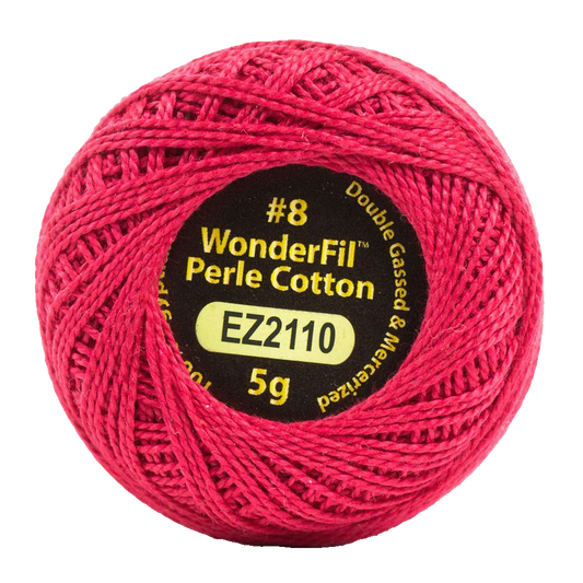 Eleganza Perle Cotton #8 - Alison Glass - EL5G-2110 – Ruby