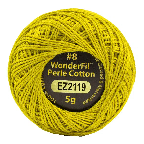 Eleganza Perle Cotton #8 - Alison Glass - EL5G-2119 – Chartreuse