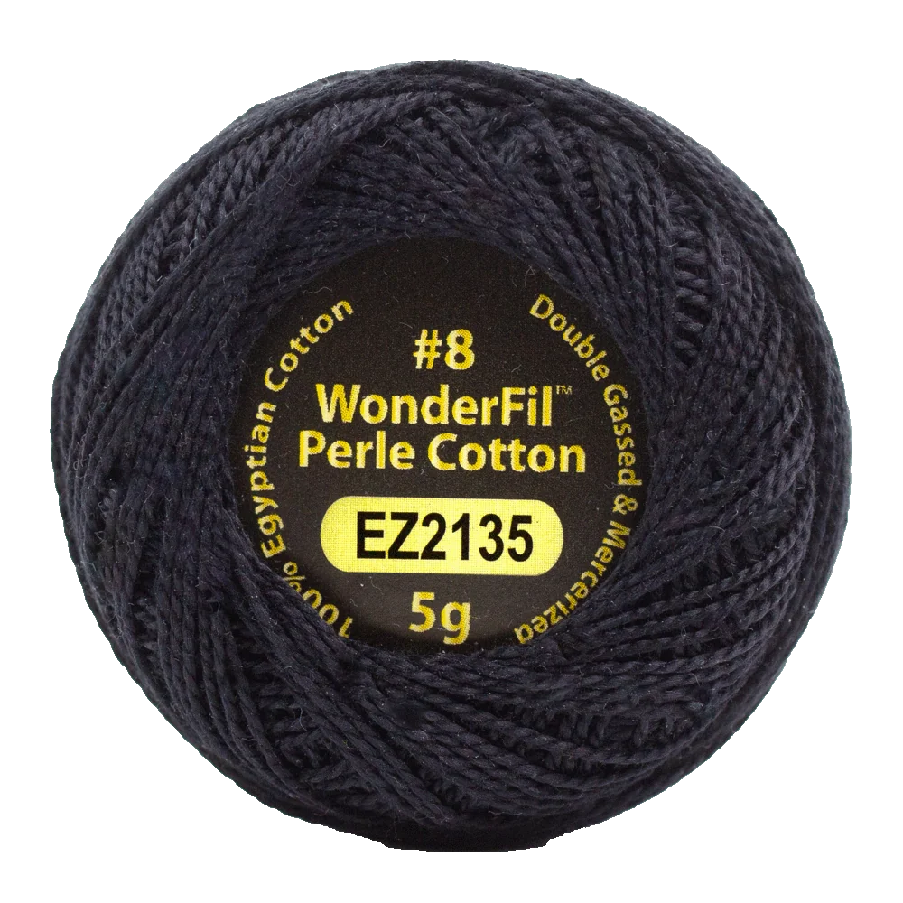 Eleganza Perle Cotton #8 - Alison Glass - EL5G-2135 – Raven