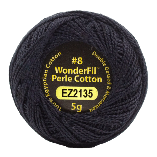 Eleganza Perle Cotton #8 - Alison Glass - EL5G-2135 – Raven