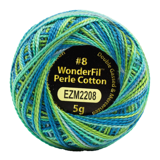Eleganza Perle Cotton #8 - Alison Glass - EL5GM-2208 – Mermaid