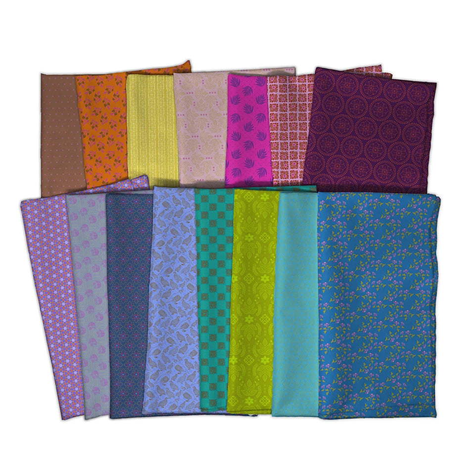 Ember Cloth by Sew Kind of Wonderful : Chic Kisses Revival Quilt Kit