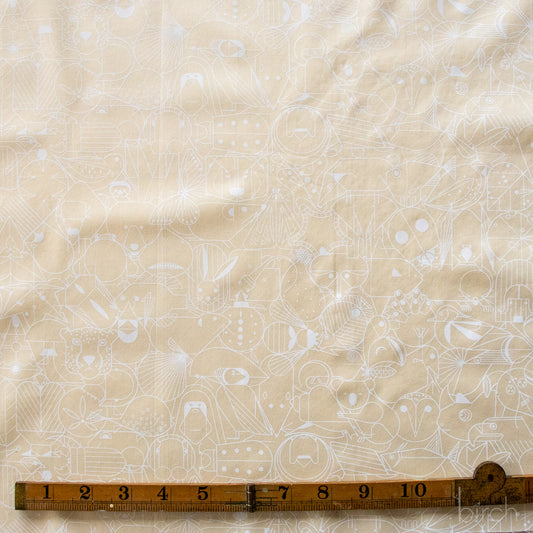 End Papers Basic New Colors by Charley Harper: CH-300 Cream (Estimated Ship Date November 2025)