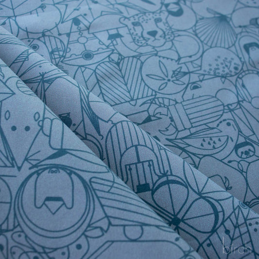 End Papers Basic New Colors by Charley Harper: CH-300 Denim (Estimated Ship Date November 2025)