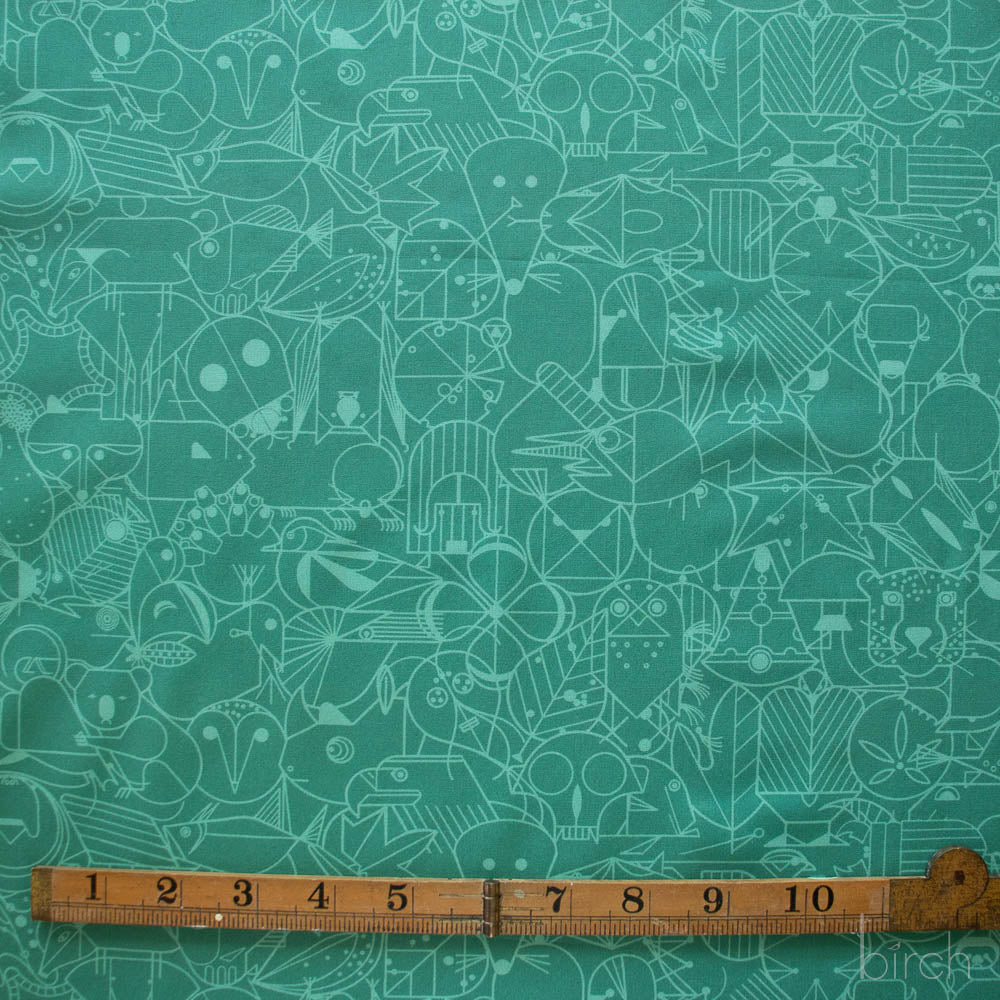 End Papers Basic New Colors by Charley Harper: CH-300 Lagoon (Estimated Ship Date November 2025)