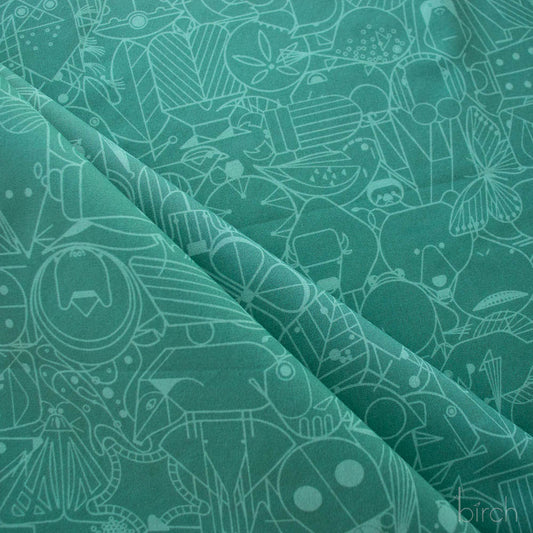 End Papers Basic New Colors by Charley Harper: CH-300 Lagoon (Estimated Ship Date November 2025)