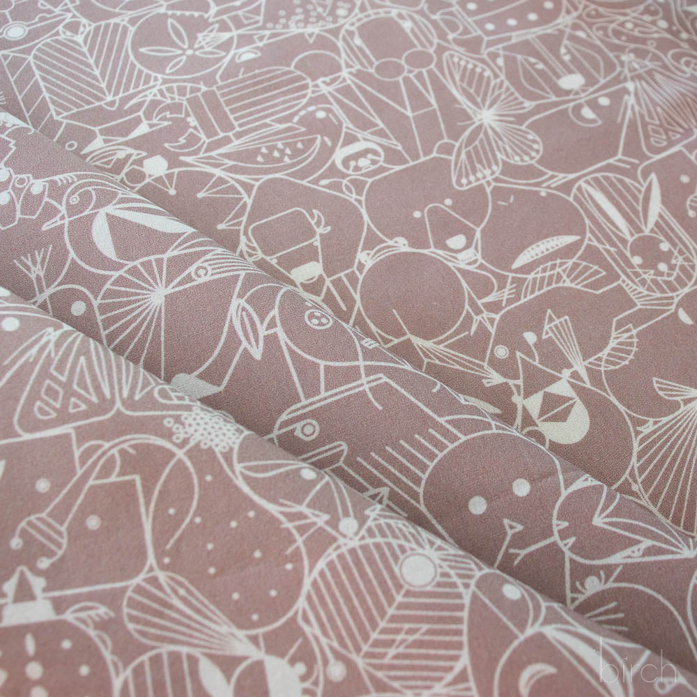 End Papers Basic New Colors by Charley Harper: CH-300 Pebble