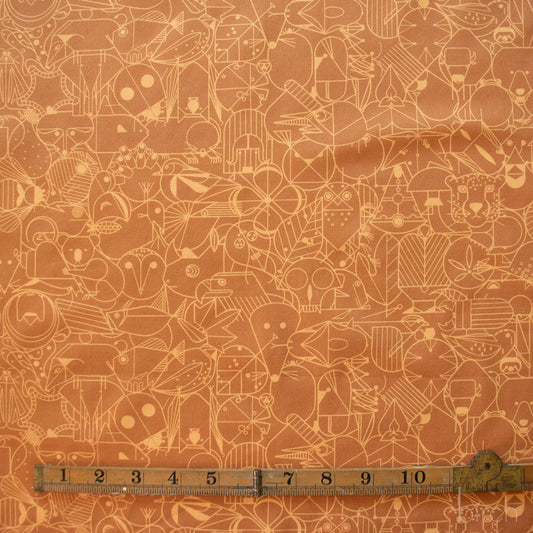 End Papers Basic New Colors by Charley Harper: CH-300 Toffee (Estimated Ship Date November 2025)