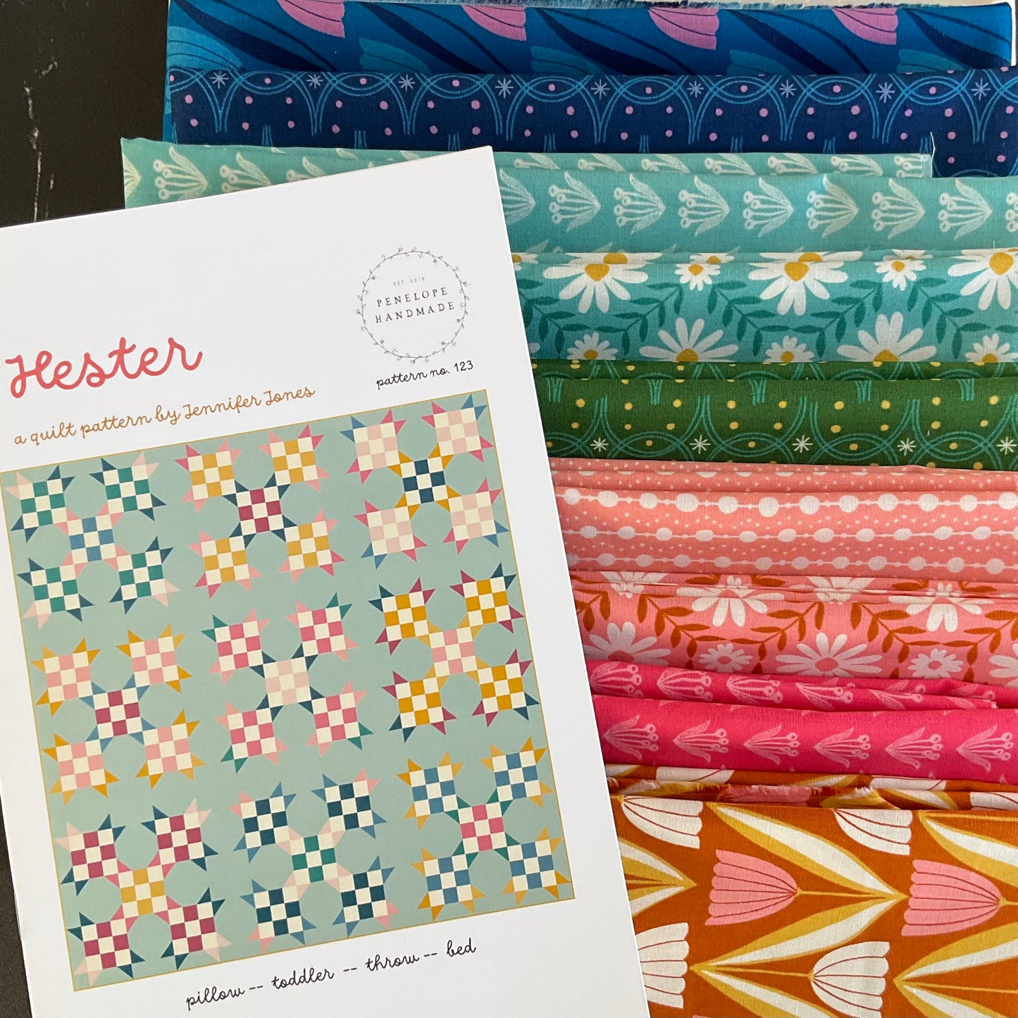 Endpaper by Jen Hewett - Hester Quilt Kit