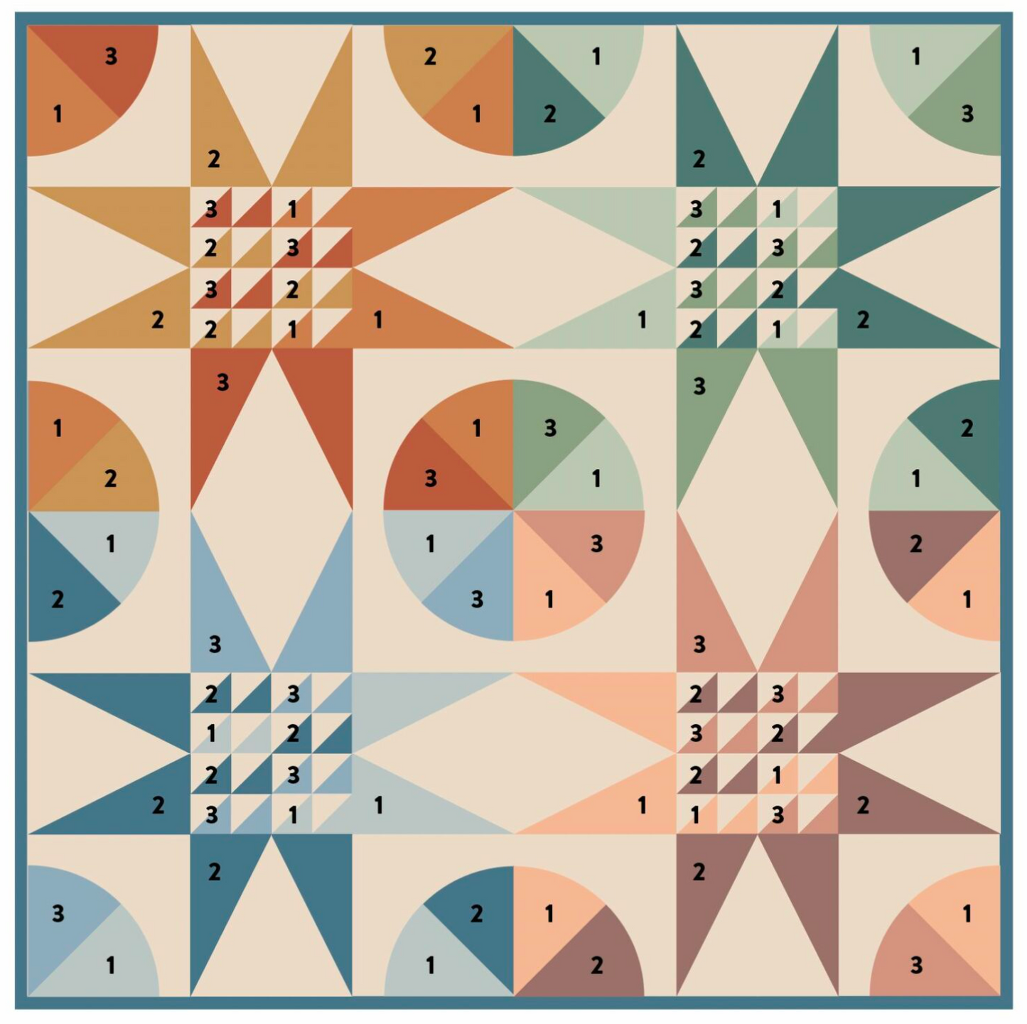 Evolve & Pure Solids by Suzy Quilts - Planetarium Quilt Kit