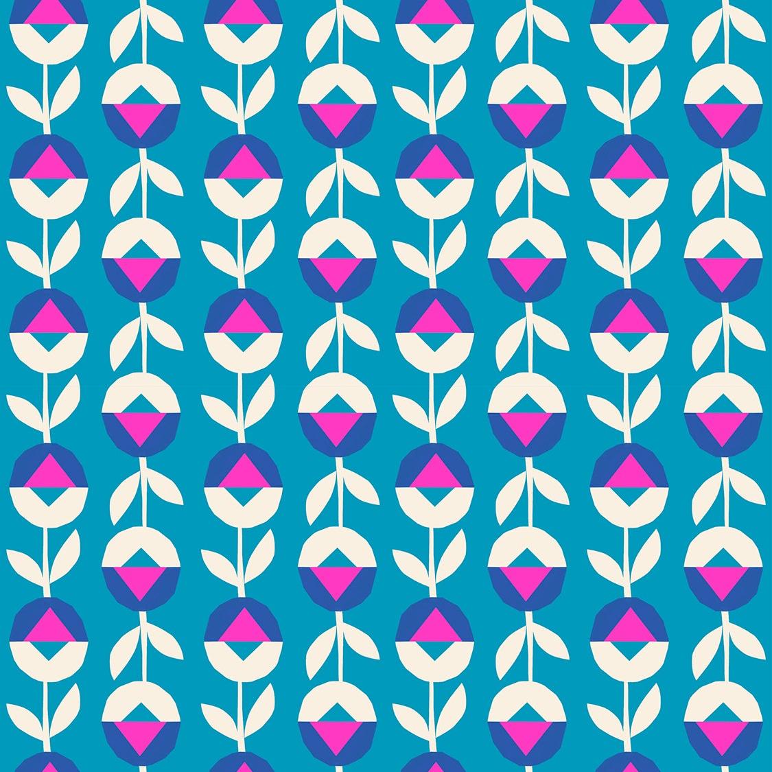 Eye Candy by Ruby Star Collaborative - Flower Chain Cerulean RS5161 20