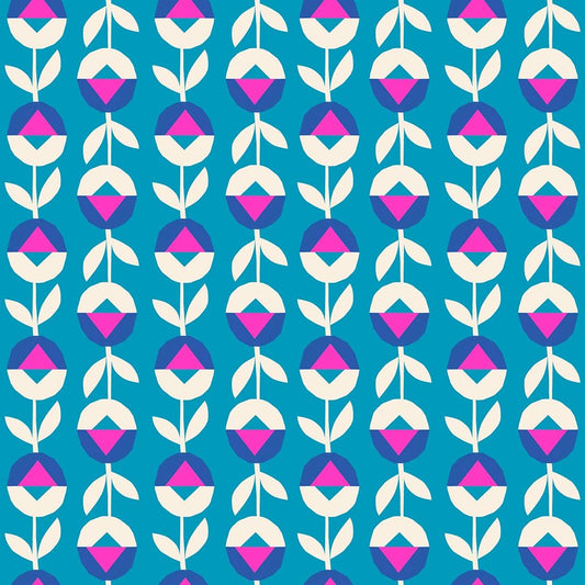 Eye Candy by Ruby Star Collaborative - Flower Chain Cerulean RS5161 20