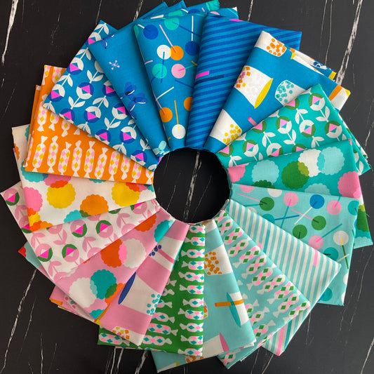 Eye Candy by Ruby Star Collaborative -Modern Half Hexi Quilt Kit