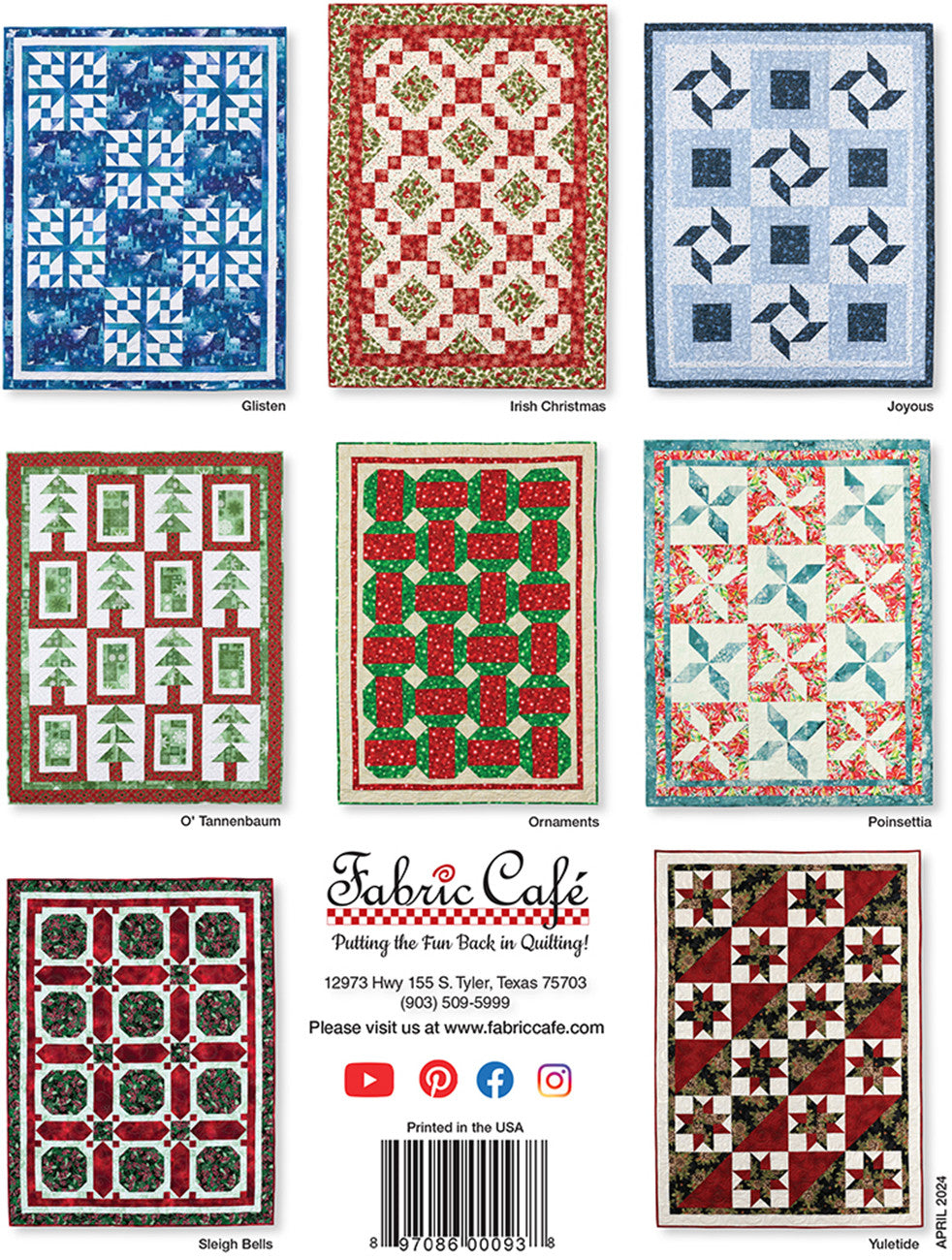 Quick Christmas 3-Yard Quilts # FC032442 - Special Order