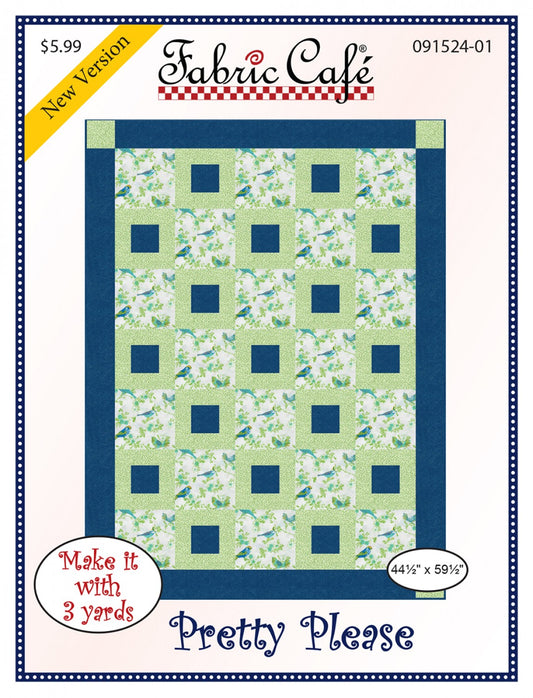 Pretty Please Pattern by Fabric Cafe