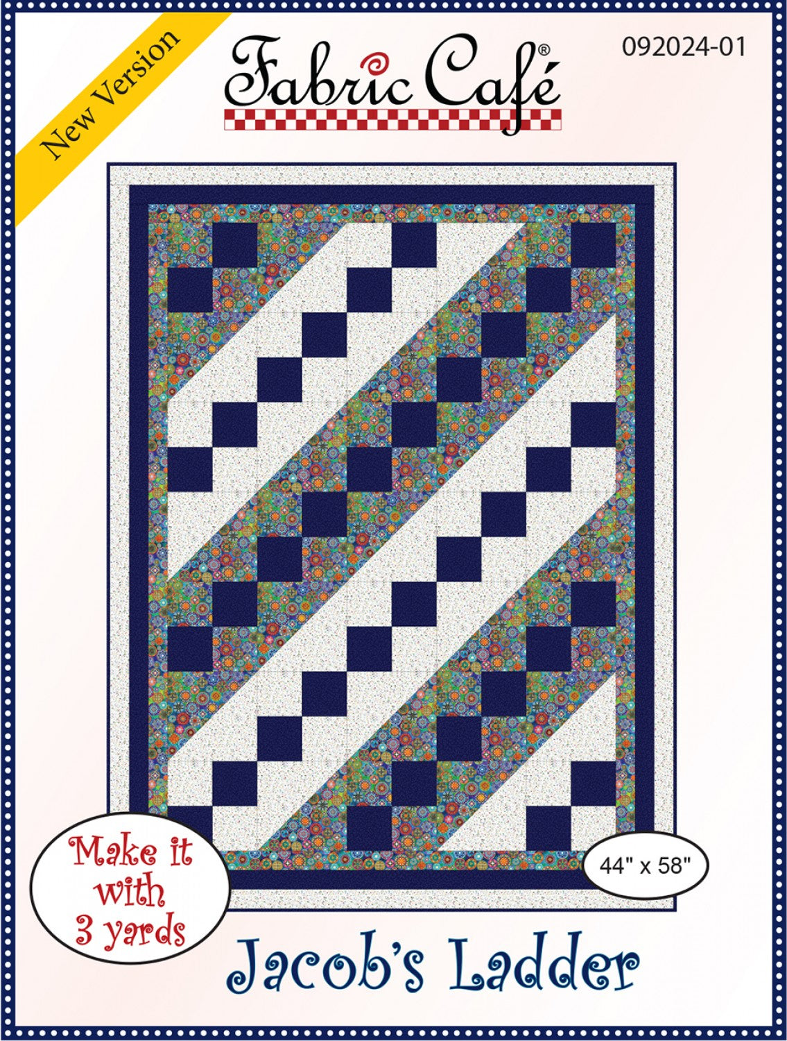 Jacobs Ladder Pattern by Fabric Cafe