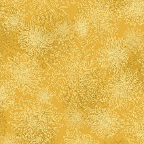 Art Gallery Fabrics Floral Elements - FE-506  Sunflower