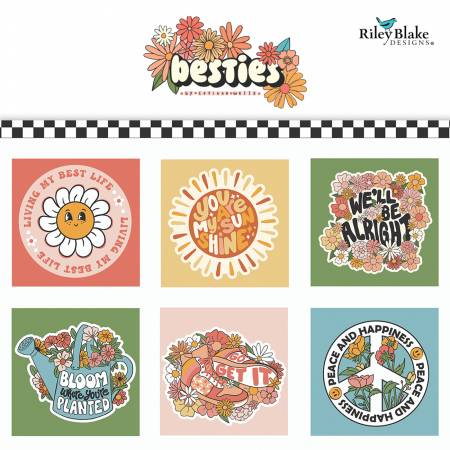 Besties by Corinne Wells Collection - Fat Quarter Bundle (Expected February 2025)