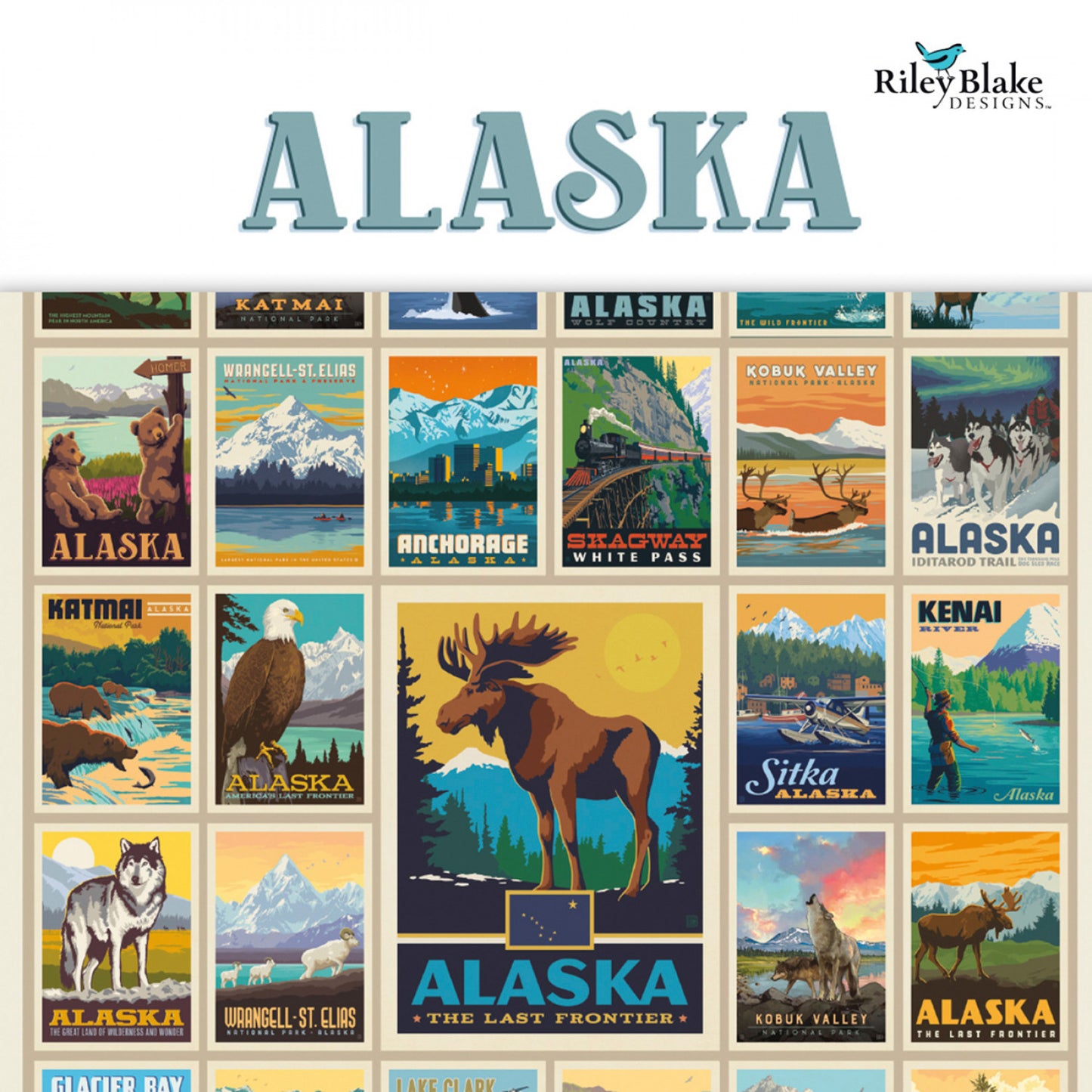 Alaska by Anderson Design Group Collection - 5” Charm Pack (Expected May 2025)