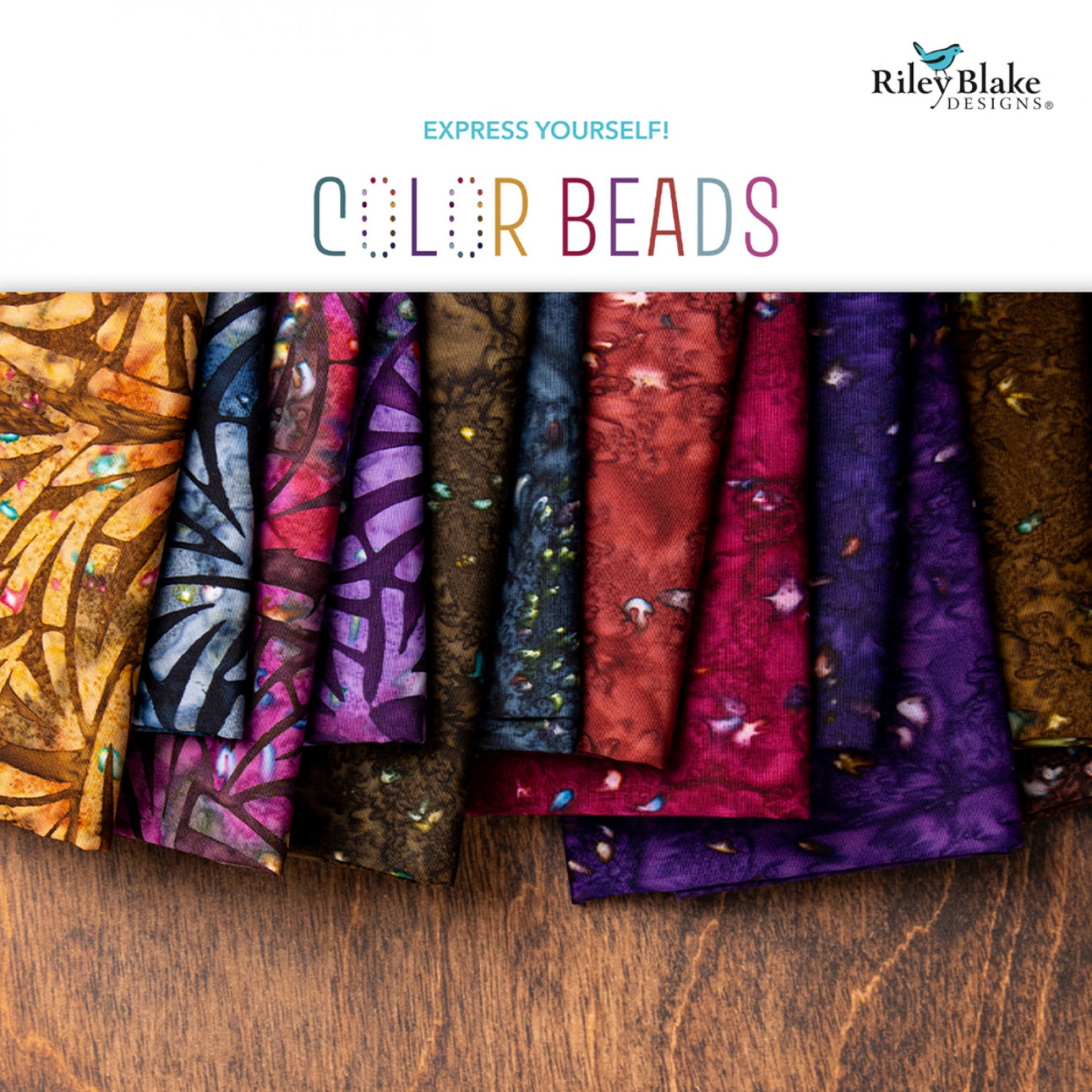 Batik Color Beads by Karen Gibbs Collection - Fat Quarter Bundle (Expected August 2025)