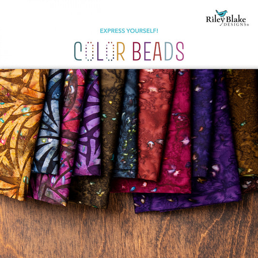 Batik Color Beads by Karen Gibbs Collection - Fat Quarter Bundle (Expected August 2025)