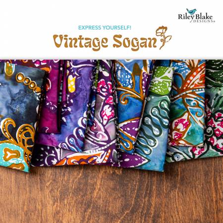 Batik Vintage Sogan by Karen Gibbs Collection - Fat Quarter Bundle (Expected August 2025)